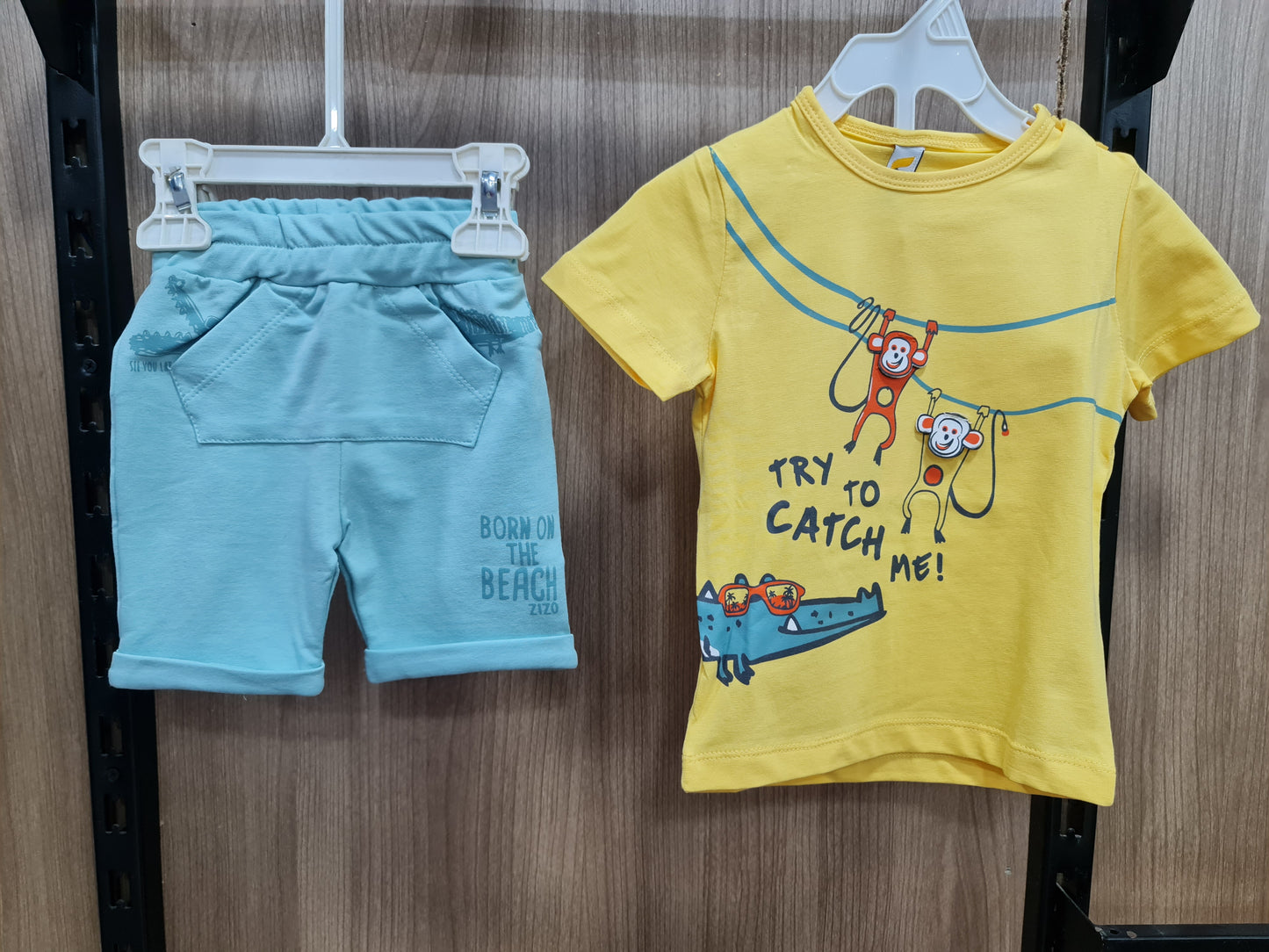 2Pcs Baby Boys Cotton Pajamas Set