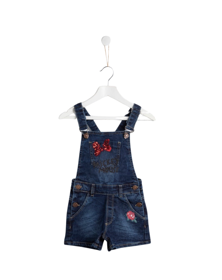 Denim Dungaree For Girls