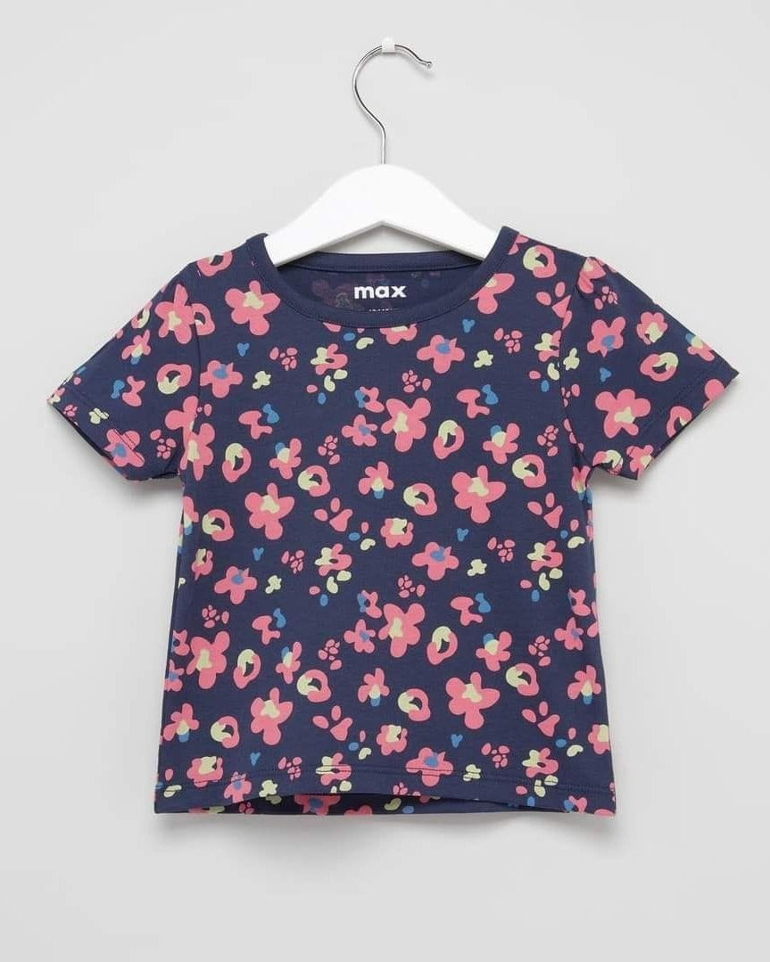 New Born Girls Cotton T-Shirt