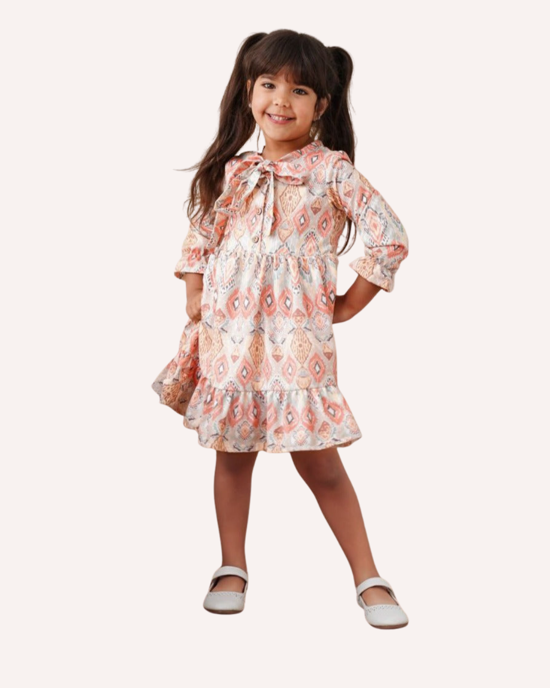 Girls Long Sleeve Summer Dress