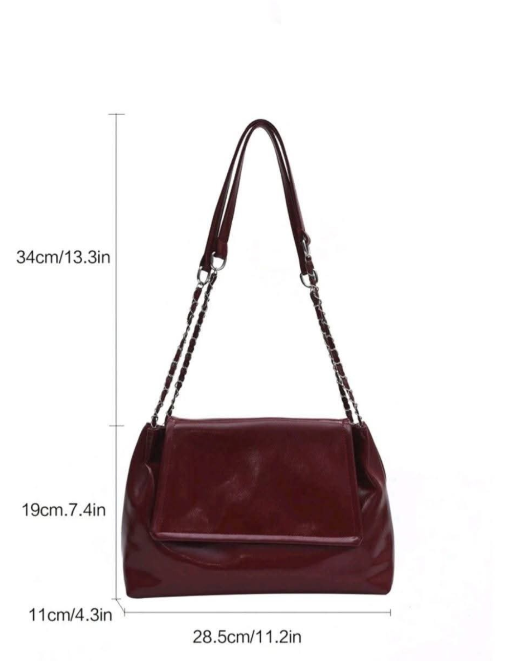Women Vernee Burgundy Handbag