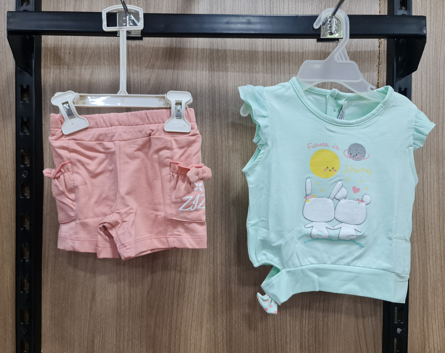 2Pcs Baby Girls Cotton Pajamas Set