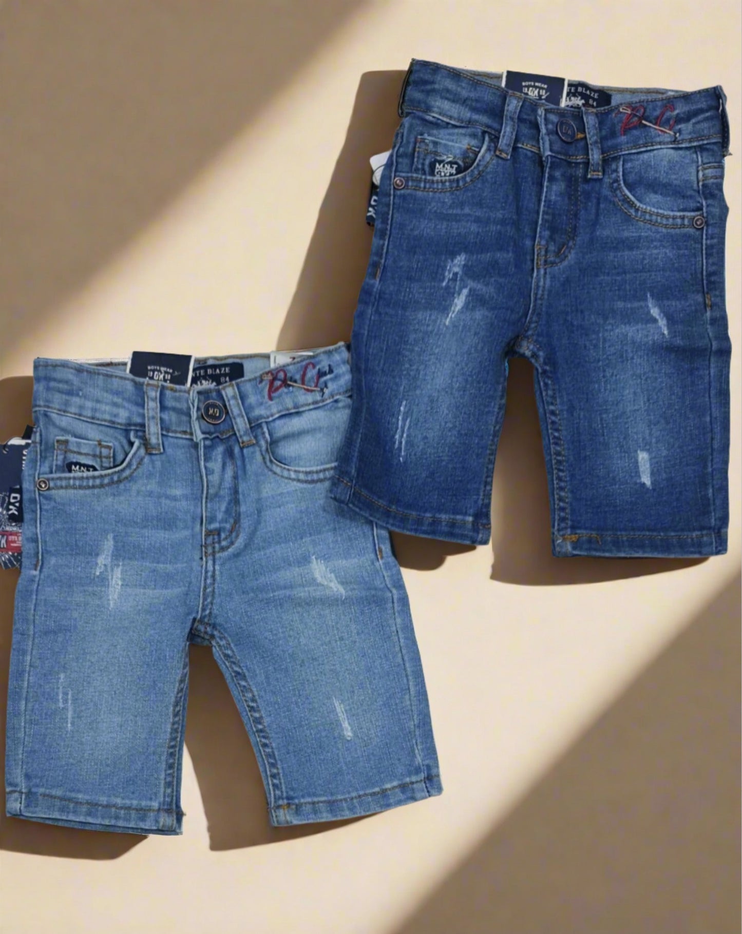 Denim Bermuda Shorts
