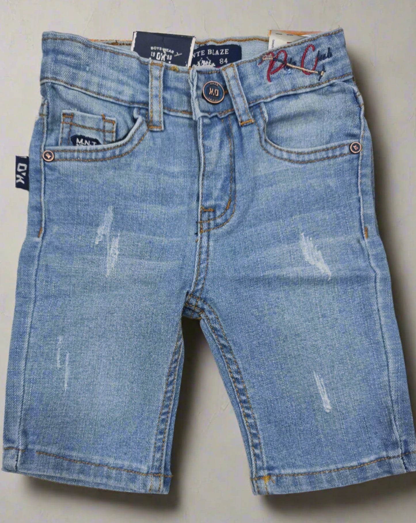 Denim Bermuda Shorts