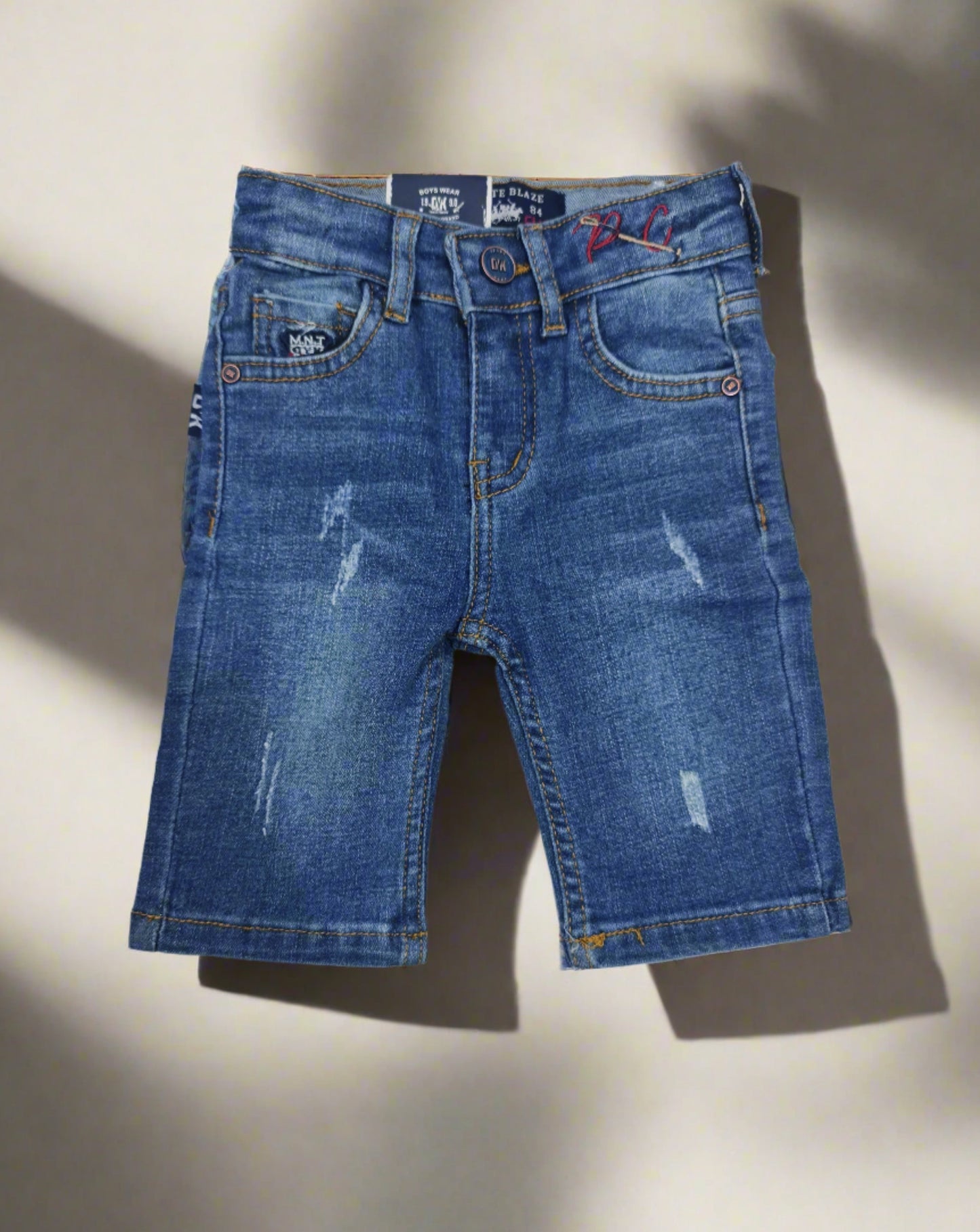 Denim Bermuda Shorts