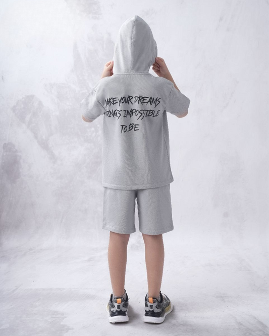 Two Pcs Boys Cotton Pajamas Set
