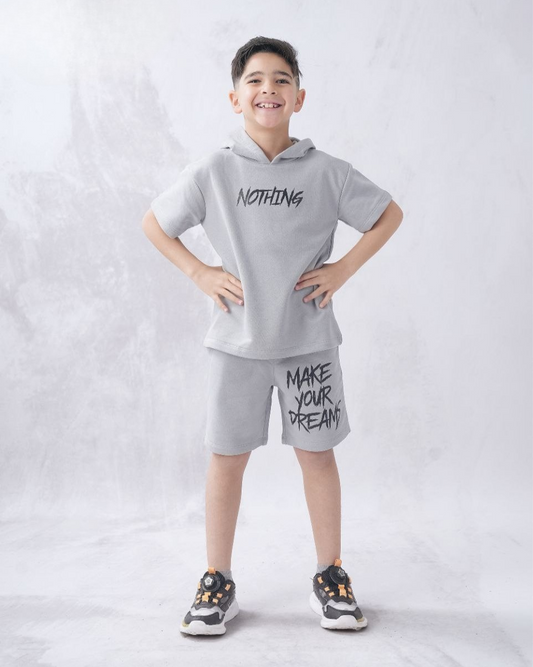 Two Pcs Boys Cotton Pajamas Set