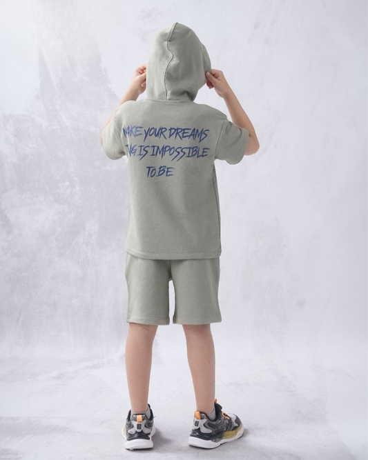Two Pcs Boys Cotton Pajamas Set