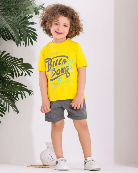 Two Pcs Boys Cotton Pajamas Set