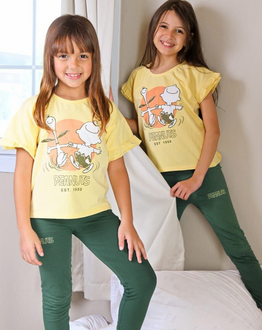 2Pcs Girls Cotton Pajamas Set