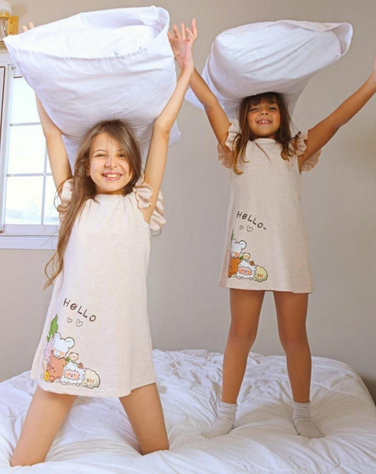 Girls Cotton Sleepshirt / Dress