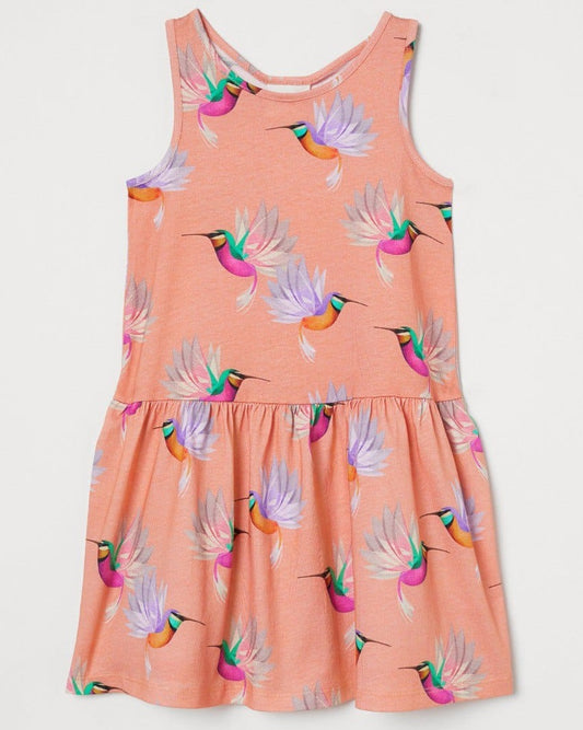 Cotton Jersey Girl's Summer Dress