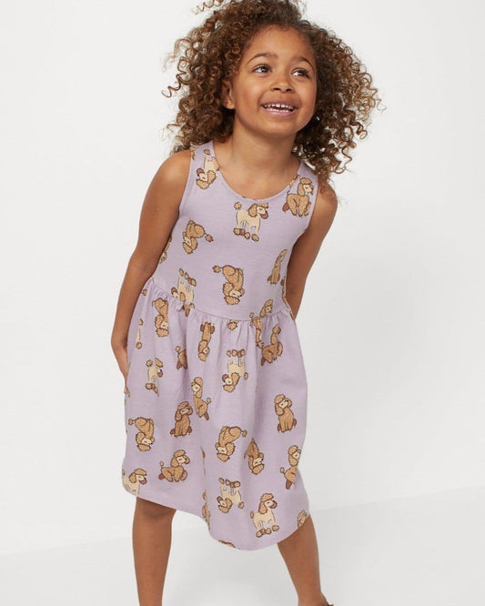 Cotton Jersey Girl's Summer Dress