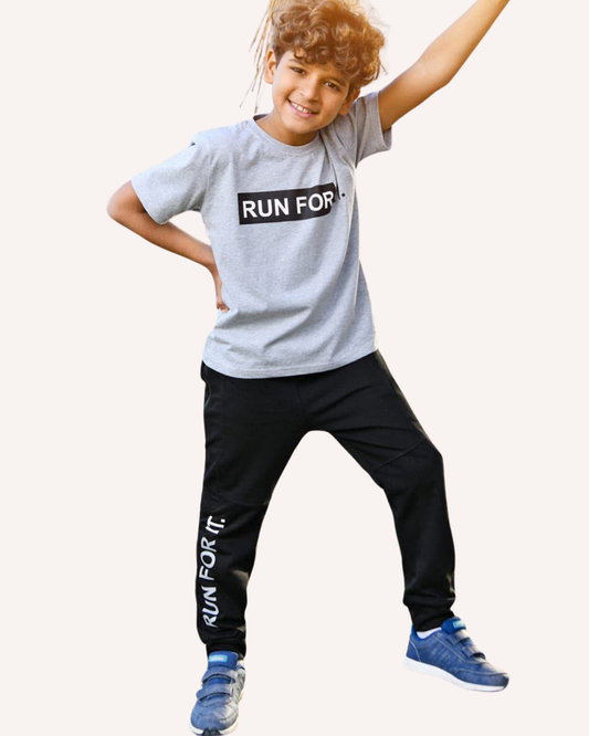 2Pcs Boys Cotton Pajamas Set