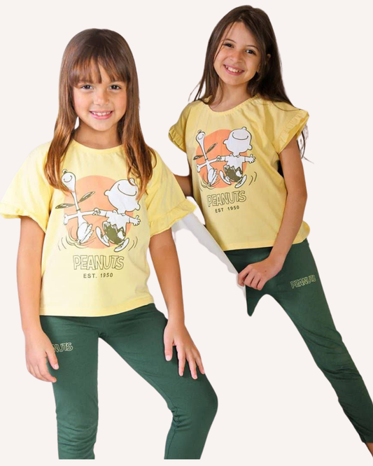 2Pcs Girls Cotton Pajamas Set