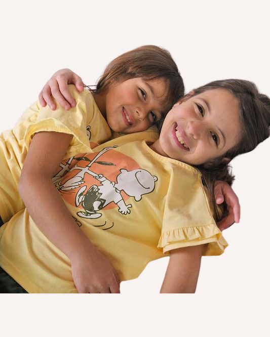 2Pcs Girls Cotton Pajamas Set