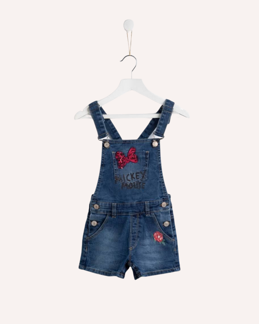 Denim Dungaree For Girls