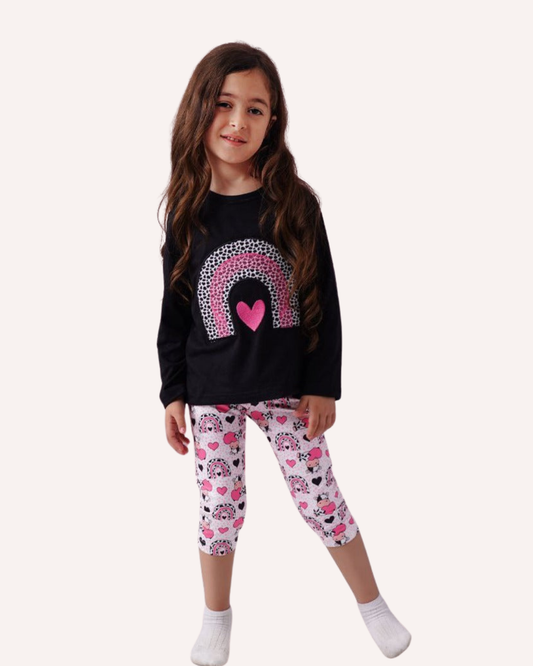 2Pcs Baby Girl Pajamas Set