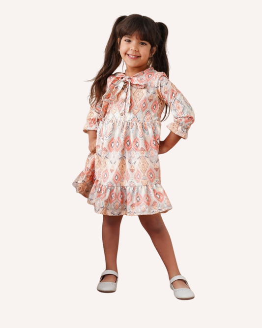 Girls Long Sleeve Summer Dress